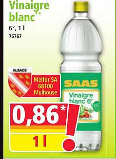 Vinaigre blanc**