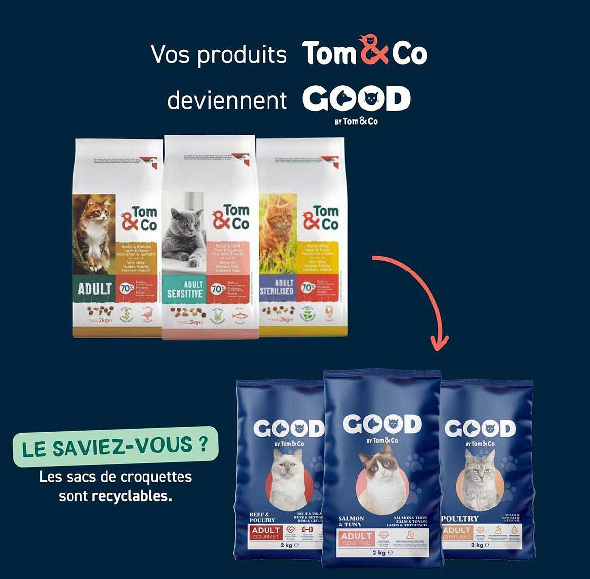 Vos produits Tom & Co deviennent GOOD