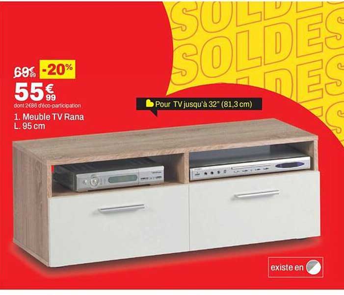 1. Meuble TV Rana L. 95 cm