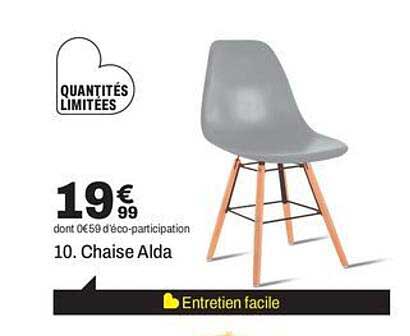 10. Chaise Alda