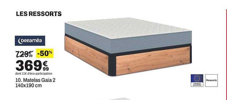 10. Matelas Gaia 2 140x190 cm
