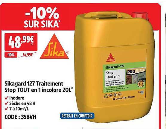 -10% SUR SIKA*