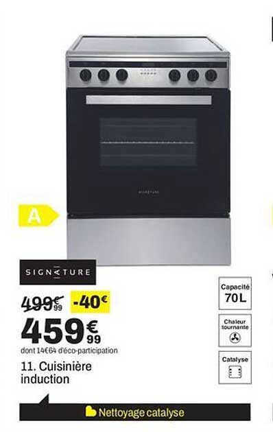11. Cuisinière induction