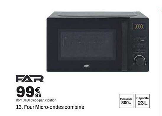 13. Four Micro-ondes combiné