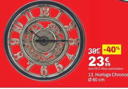 13. Horloge Chronos Ø 60 cm