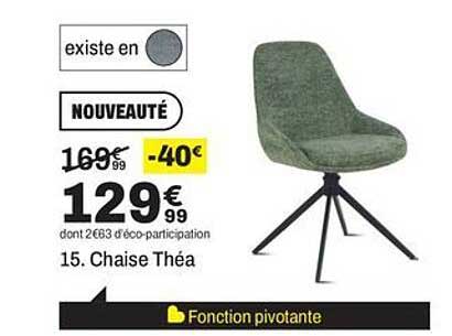 15. Chaise Théa
