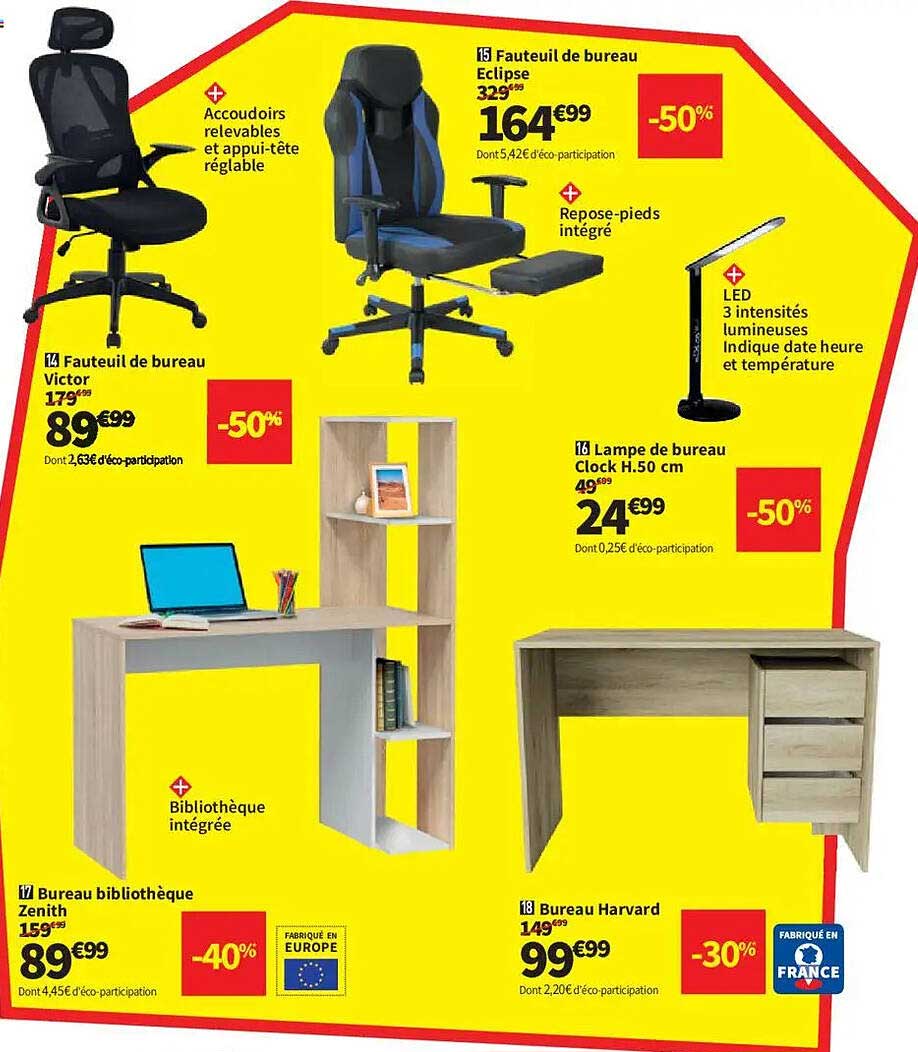 15 Fauteuil de bureau Eclipse