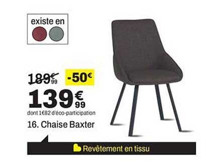 16. Chaise Baxter