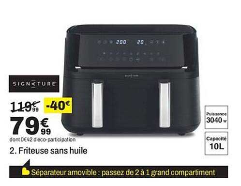 2. Friteuse sans huile