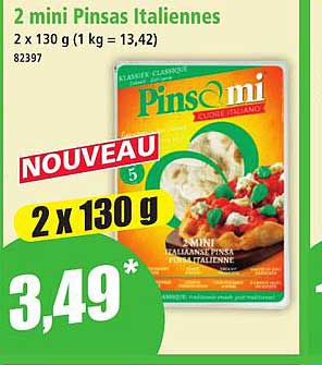 2 mini Pinsas Italiennes