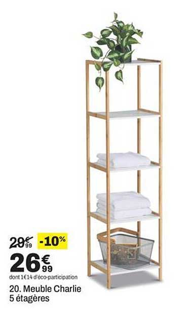20. Meuble Charlie 5 étagères