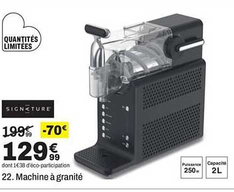 22. Machine à granité