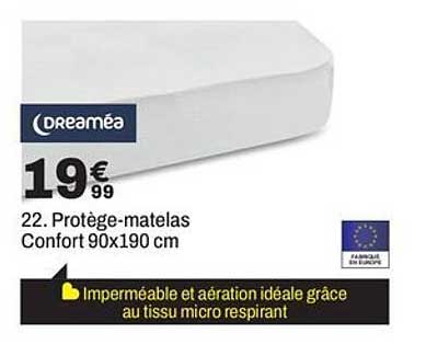 22. Protège-matelas Confort 90x190 cm