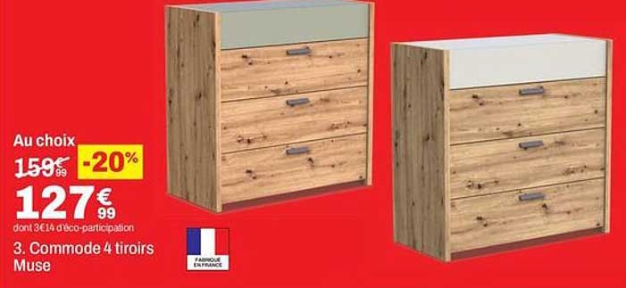 3. Commode 4 tiroirs Muse