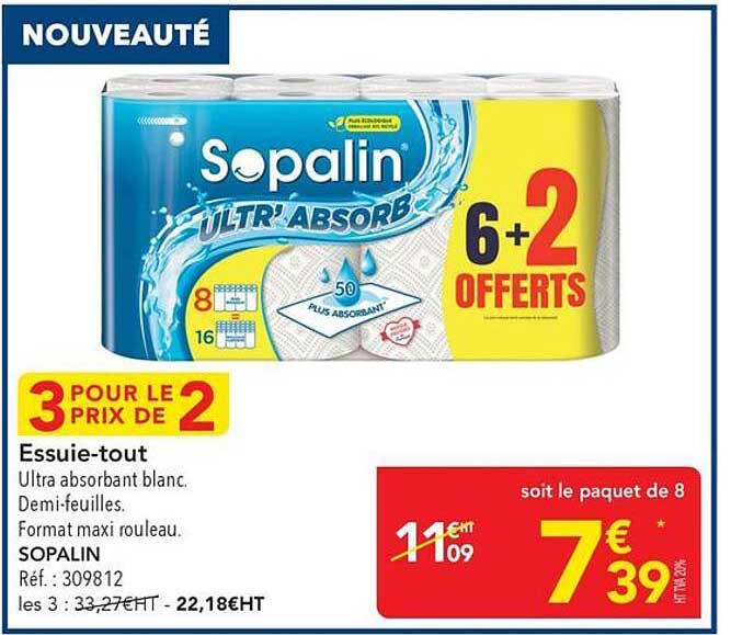3 POUR LE 2 PRIX DE 2
