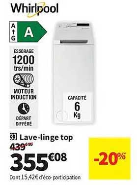 33 Lave-linge top