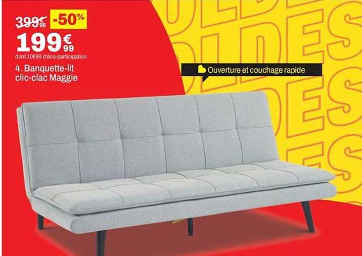 4. Banquette-lit clic-clac Maggie