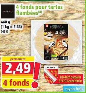 4 fonds pour tartes flambées(a)