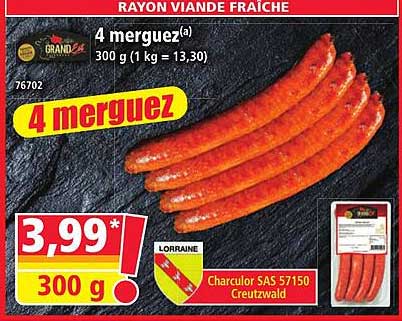 4 merguez