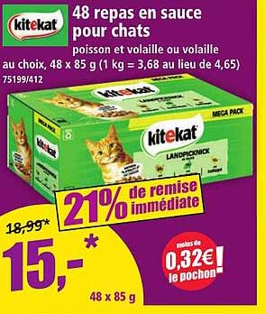 48 repas en sauce pour chats