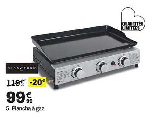 5. Plancha à gaz