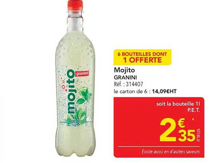 6 BOUTEILLES DONT 1 OFFERTE