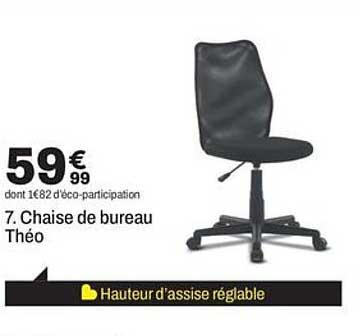 7. Chaise de bureau Théo