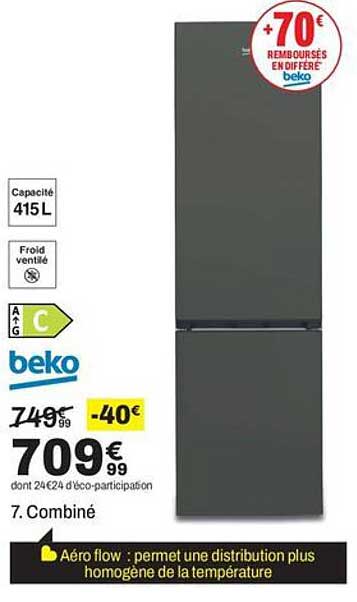 +70€ REMBOURSÉS EN DIFFÉRÉ beko