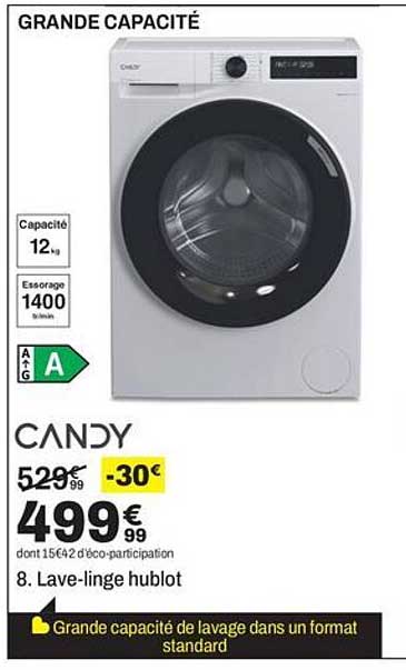 8. Lave-linge hublot