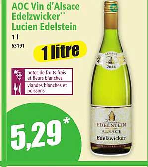 AOC Vin d'Alsace Edelzwicker Lucien Edelstein