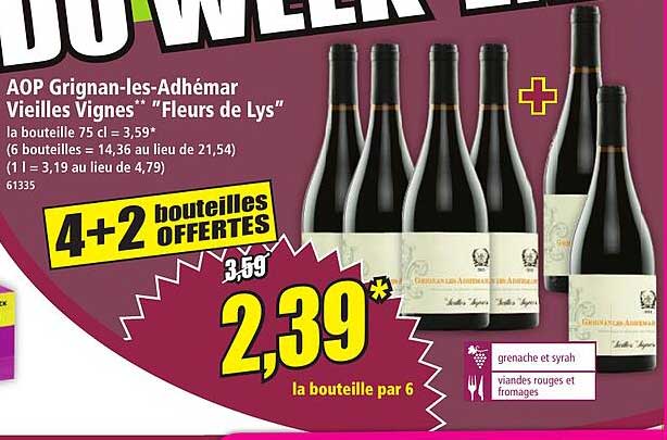 AOP Grignan-les-Adhémar Vieilles Vignes "Fleurs de Lys"