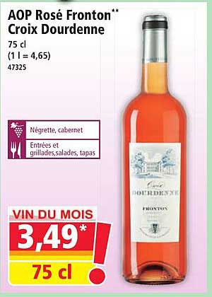 AOP Rosé Fronton** Croix Dourdénne