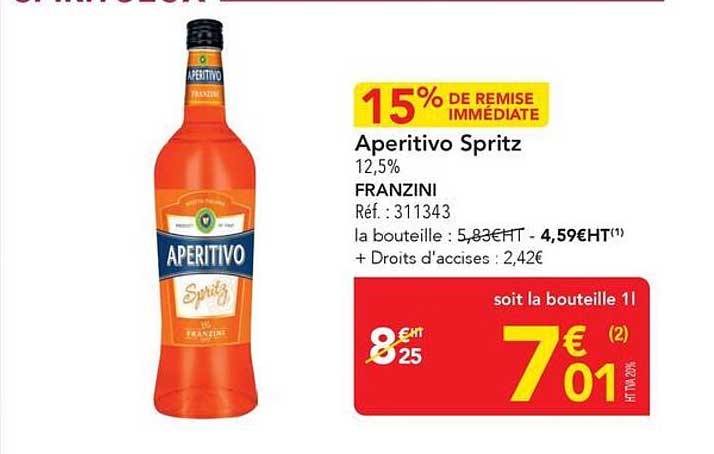 Aperitivo Spritz 12,5% FRANZINI