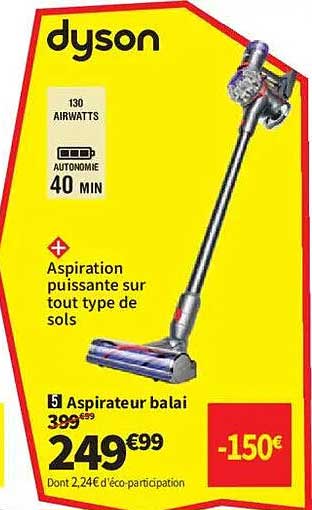 Aspirateur balai