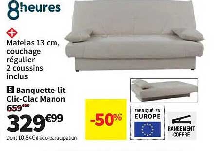 Banquette-lit Clic-Clac Manon