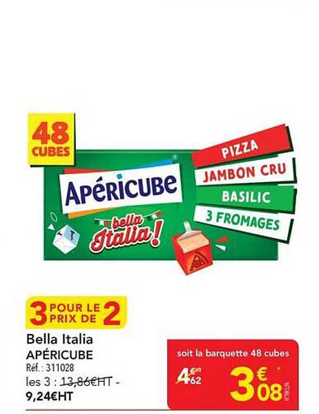 Bella Italia APÉRICUBE