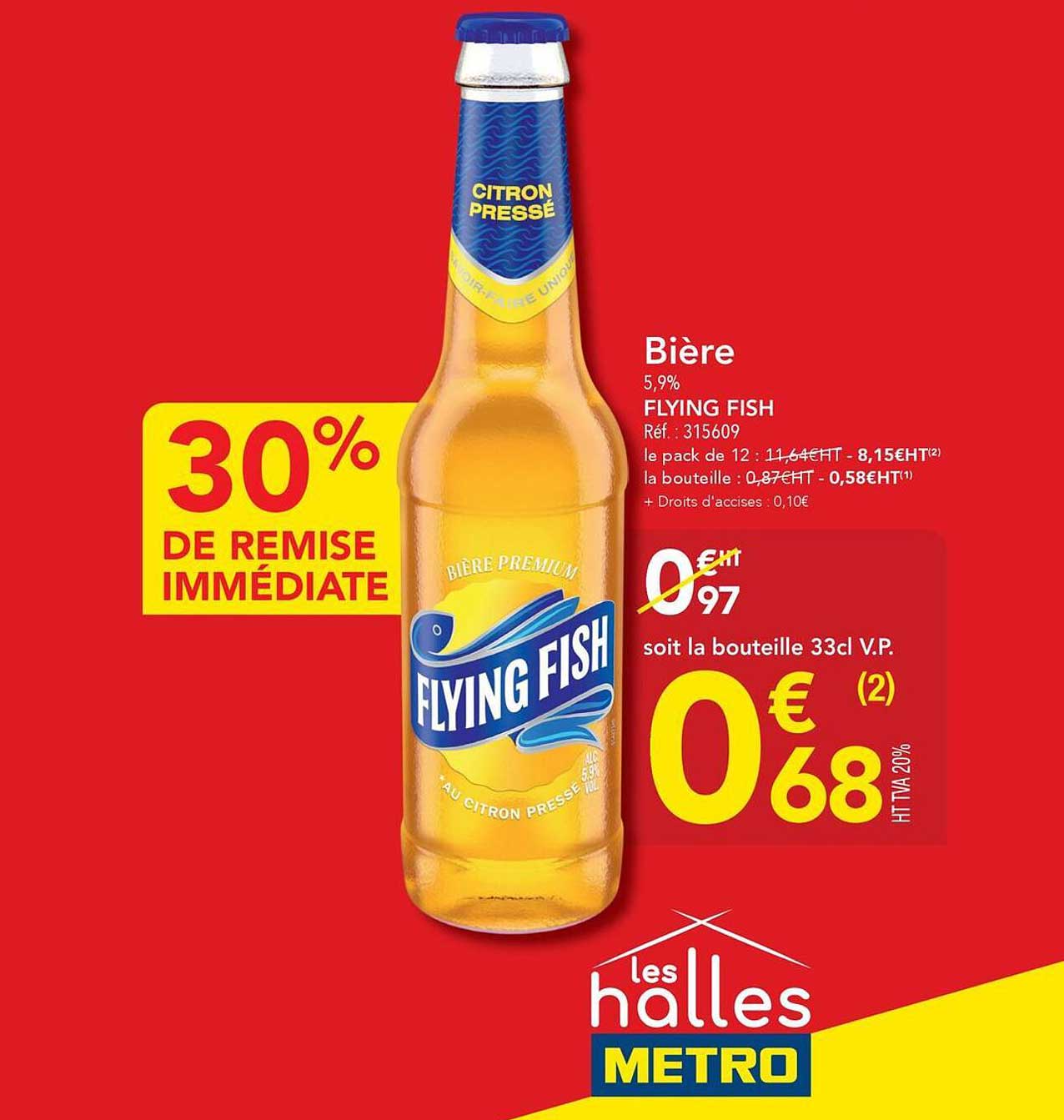 Bière 5,9% FLYING FISH Réf. : 315609