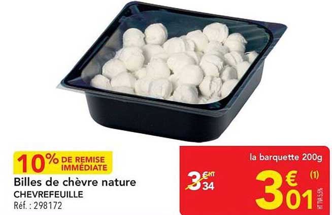 Billes de chèvre nature