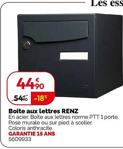 Boîte aux lettres RENZ