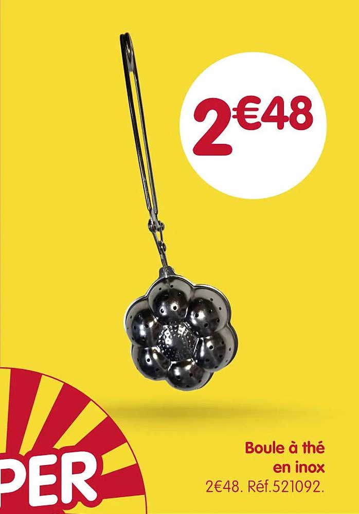 Boule à thé en inox
