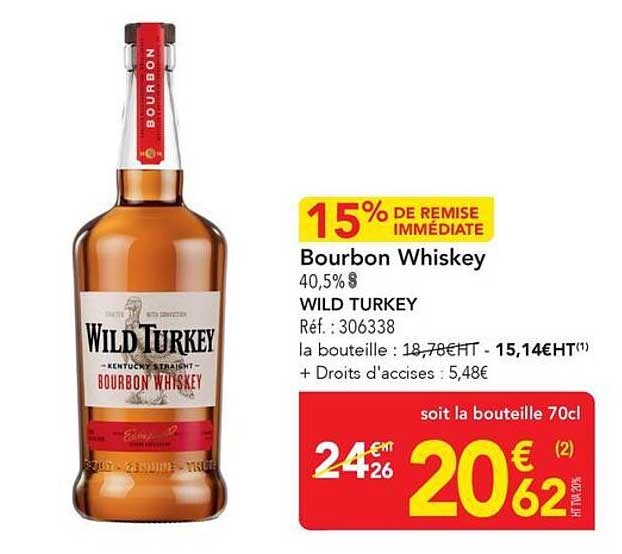 Bourbon Whiskey 40,5% WILD TURKEY