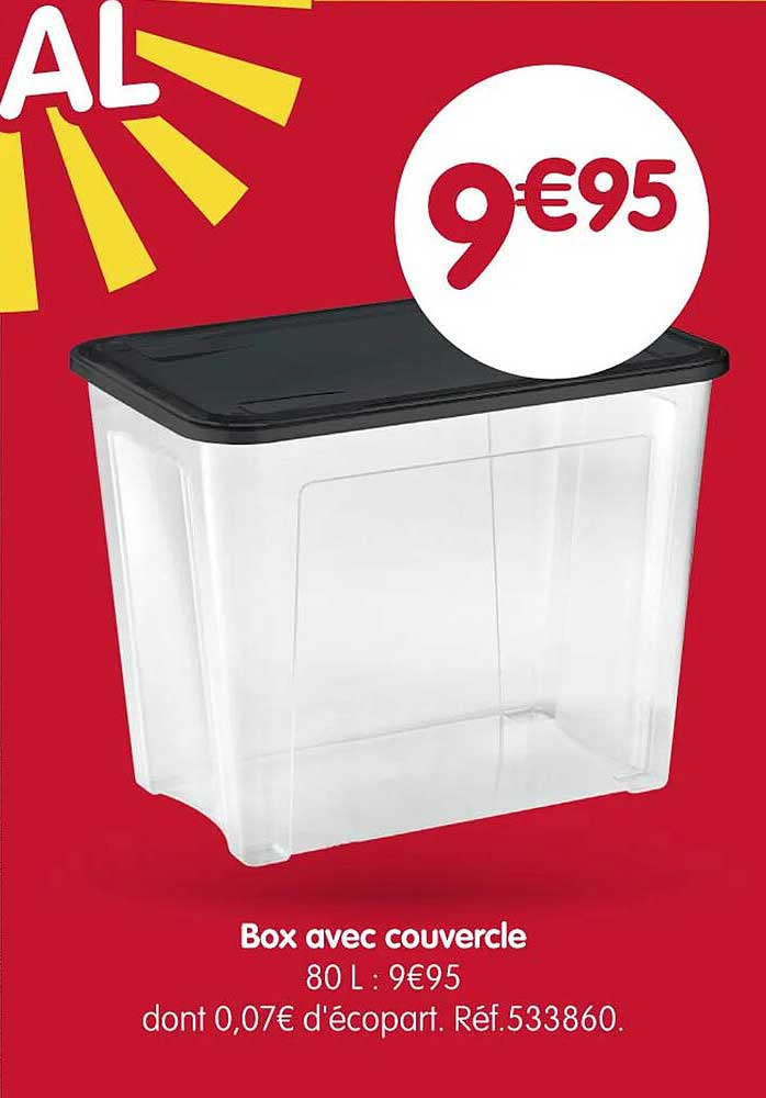 Box avec couvercle