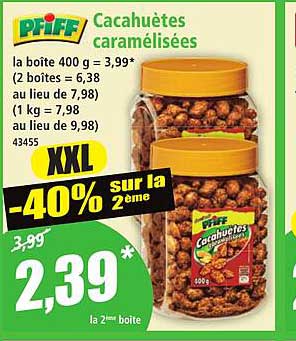 Cacahuètes caramélisées