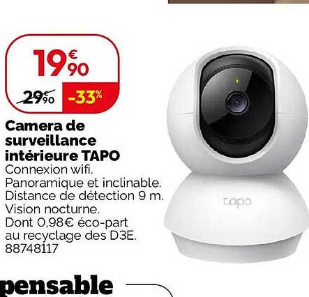 Camera de surveillance intérieure TAPO
