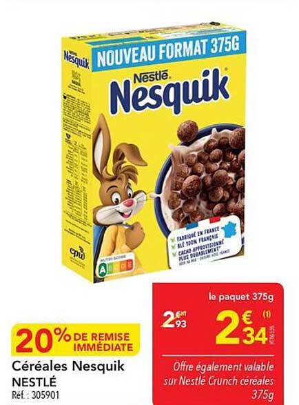 Céréales Nesquik NESTLÉ