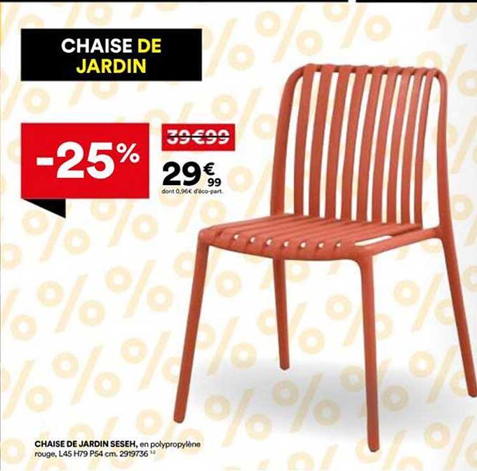 CHAISE DE JARDIN