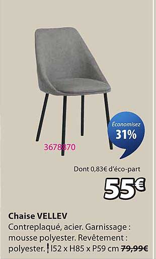 Chaise VELLEV