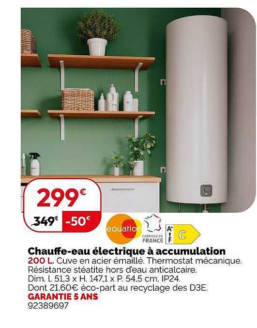 Chauffe-eau électrique à accumulation