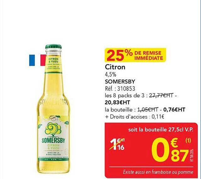 Citron 4,5% SOMERSBY