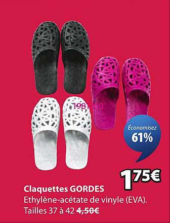 Claquettes GORDES